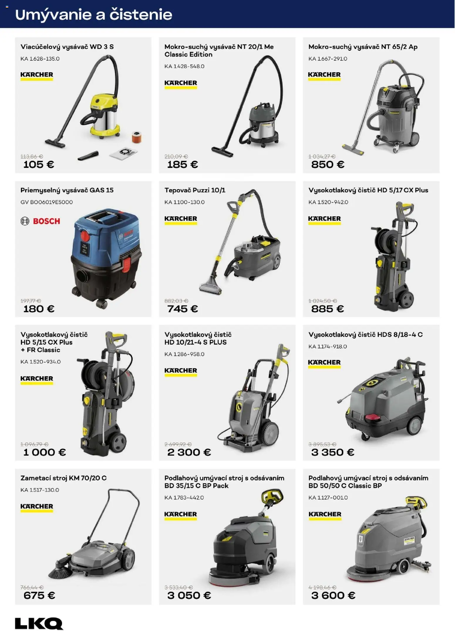 Nové Auto Kelly akcie – leták je platný od 17.11.2025 | Strana: 16 | Produkty: Priemyselný vysávač, Tepovač, Bosch, Vysávač
