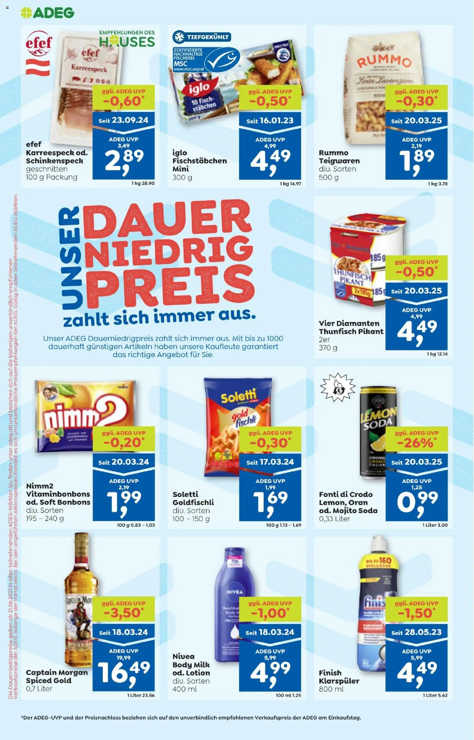 ADEG Vorarlberg gültig ab 22.01.2026 | Seite: 14 | Produkte: Klarspüler, Fisch