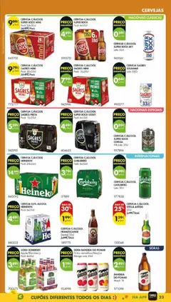 Pré-visualização CERVEJA C/ÁLCOOL SUPER BOCK MINI, Pack 24x20cl válido de 04.11.2025 | Página: 31