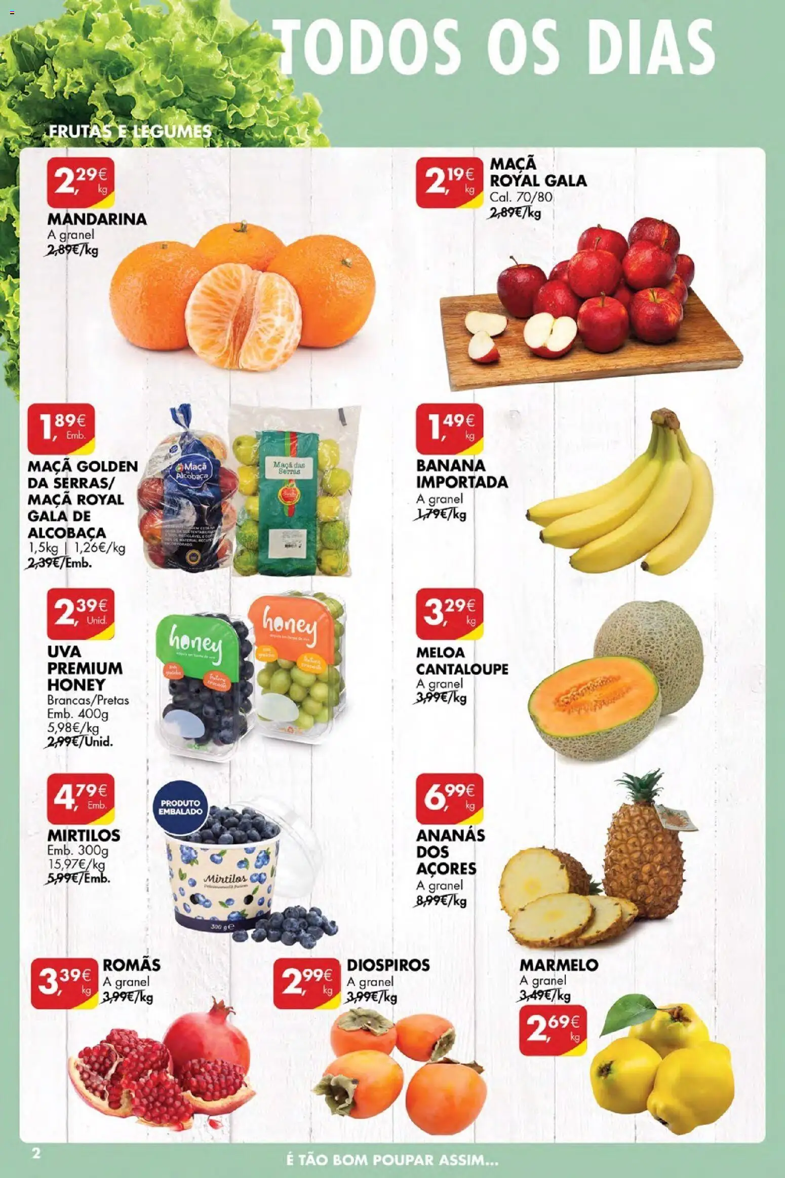 Pingo Doce Black Friday │ válido de 27.11.2025 | Página: 2 | Produtos: Banana, Maça, Mirtilos