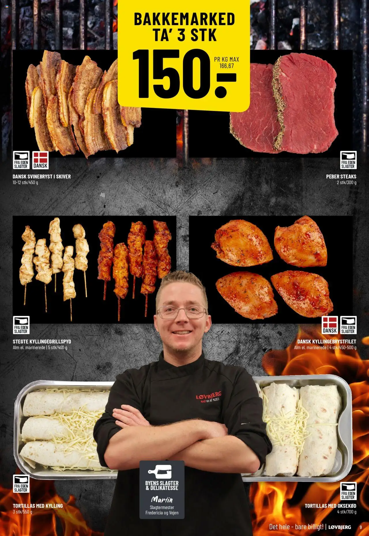 Løvbjerg Tilbudsavis gyldig fra 04.07.2025 | Side: 9 | Produkter: Oksekød, Peber