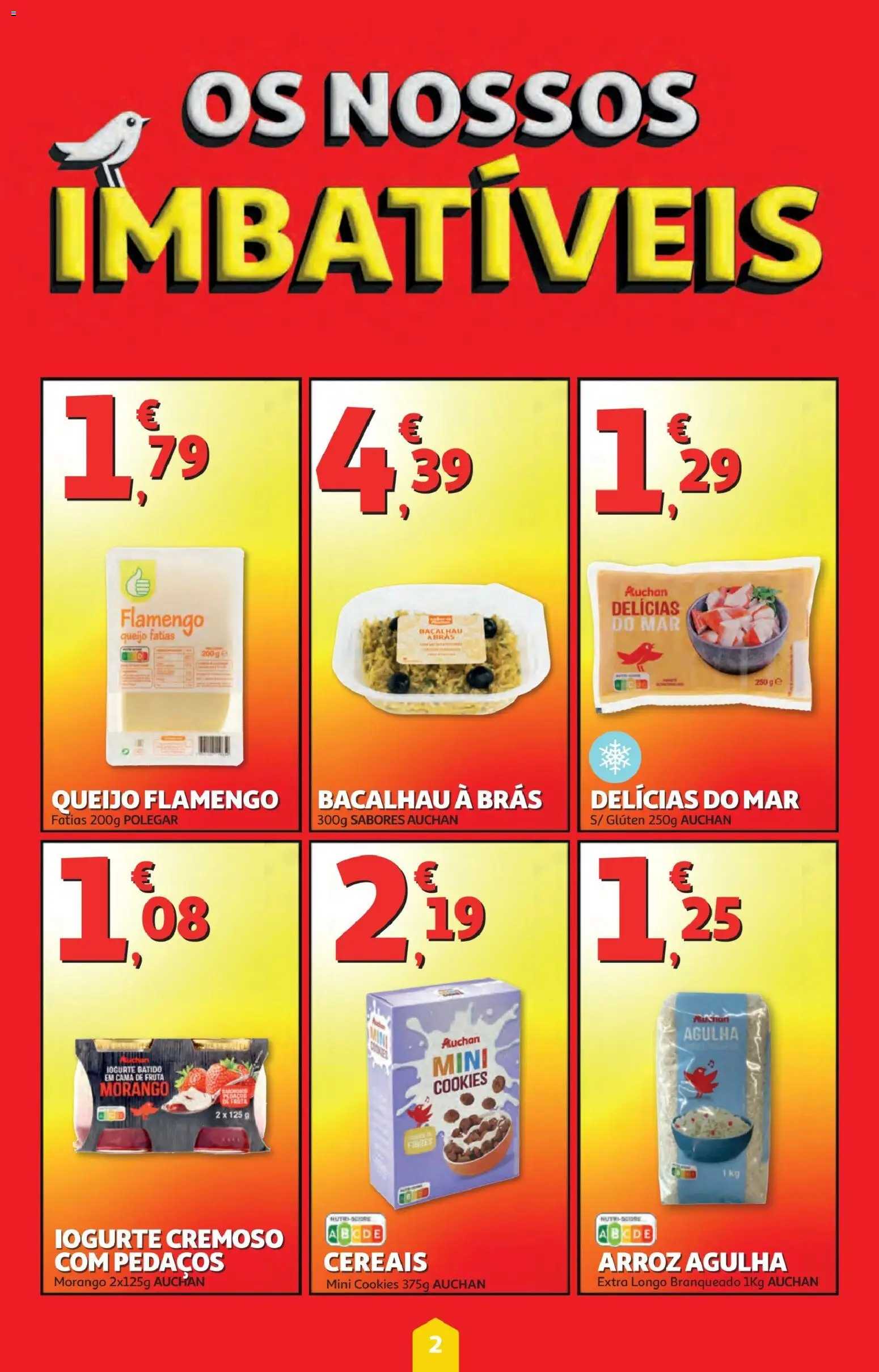 Minipreço folheto │ válido de 19.02.2026 | Página: 2 | Produtos: Bacalhau, Cama, Arroz, Cereais