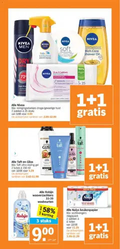  | Pagina: 31 | Producten: Robijn, Keukenpapier, Douche, Gel
