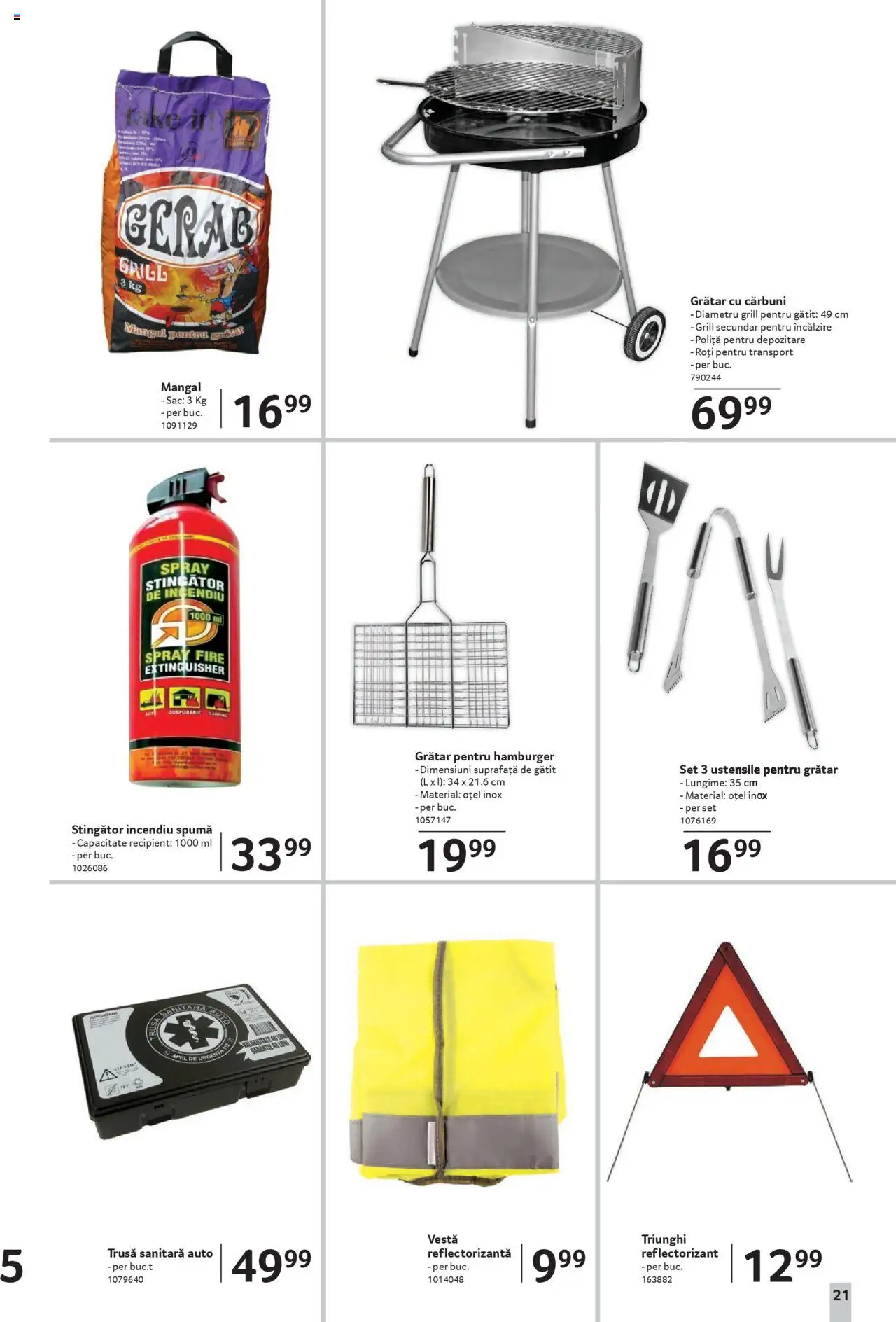 Catalog Selgros - Sibiu – valabil de la 08.08.2025 | Pagină: 21 | Produse: Grill, Grătar, Vestă