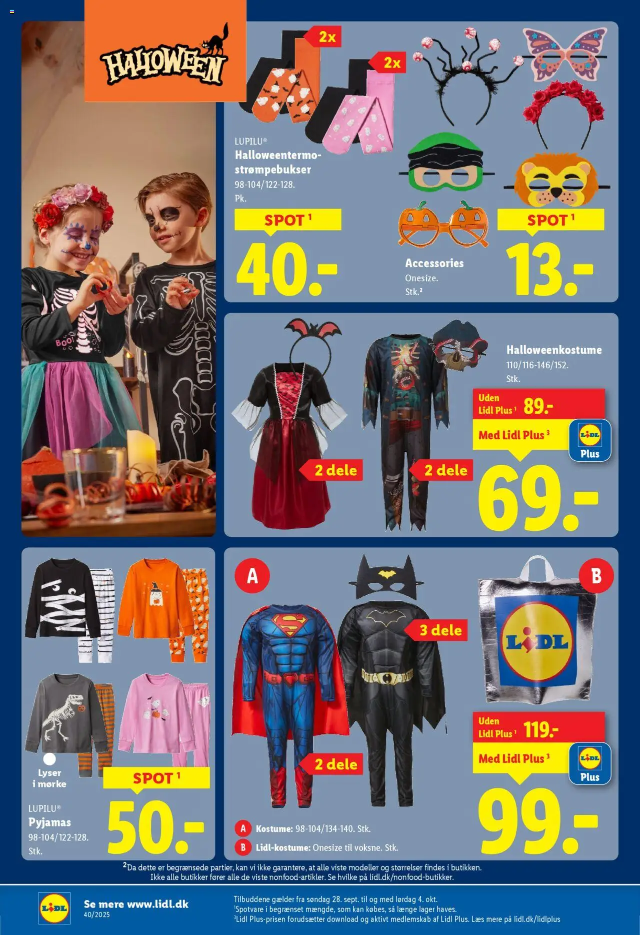 Lidl tilbudsavis – gyldig fra 02.10.2025 | Side: 31 | Produkter: Pyjamas, Strømpebukser, Søm