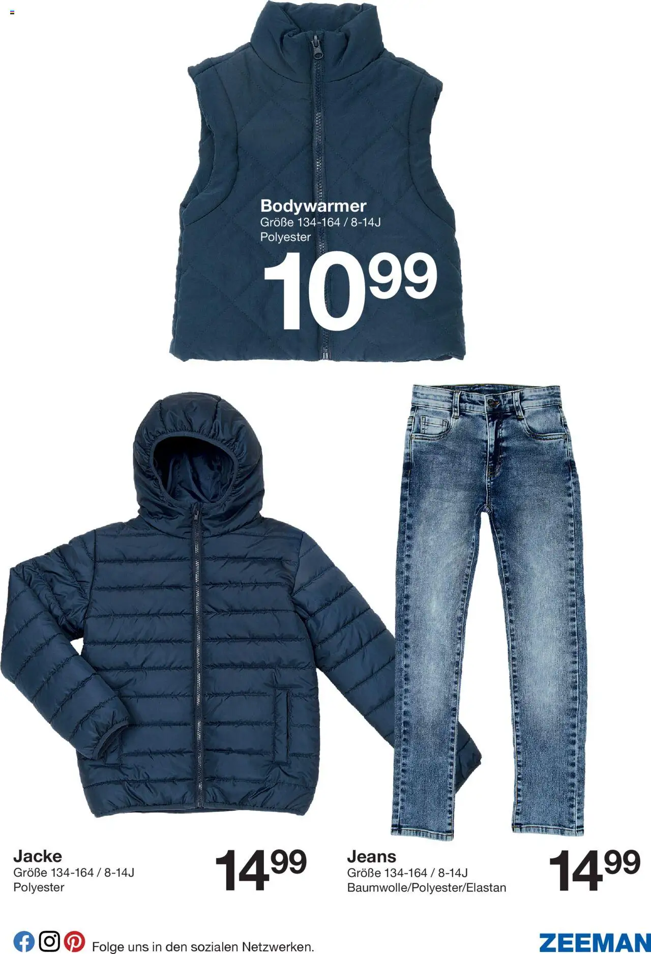 Zeeman Prospekt 	 - gültig ab dem 19.07.2025 | Seite: 13 | Produkte: Jacke, Jeans
