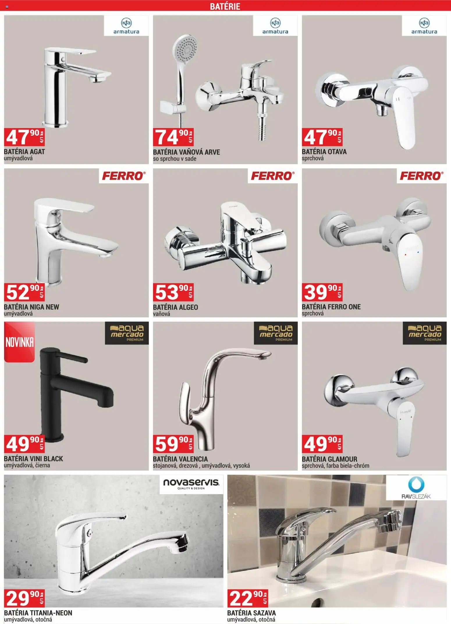 Nové Merkury Market akcie – leták je platný od 01.11.2025 | Strana: 55 | Produkty: Batéria