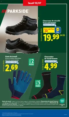  | Page: 43 | Produits: Chaussures de sécurité, Gants