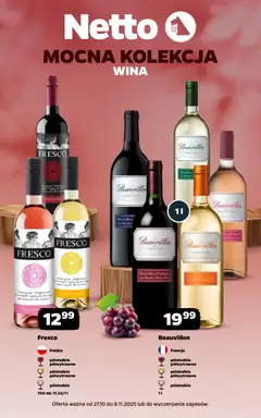 Pogląd oferty "Netto gazetka - Wina" - ważna od 27.10.2025