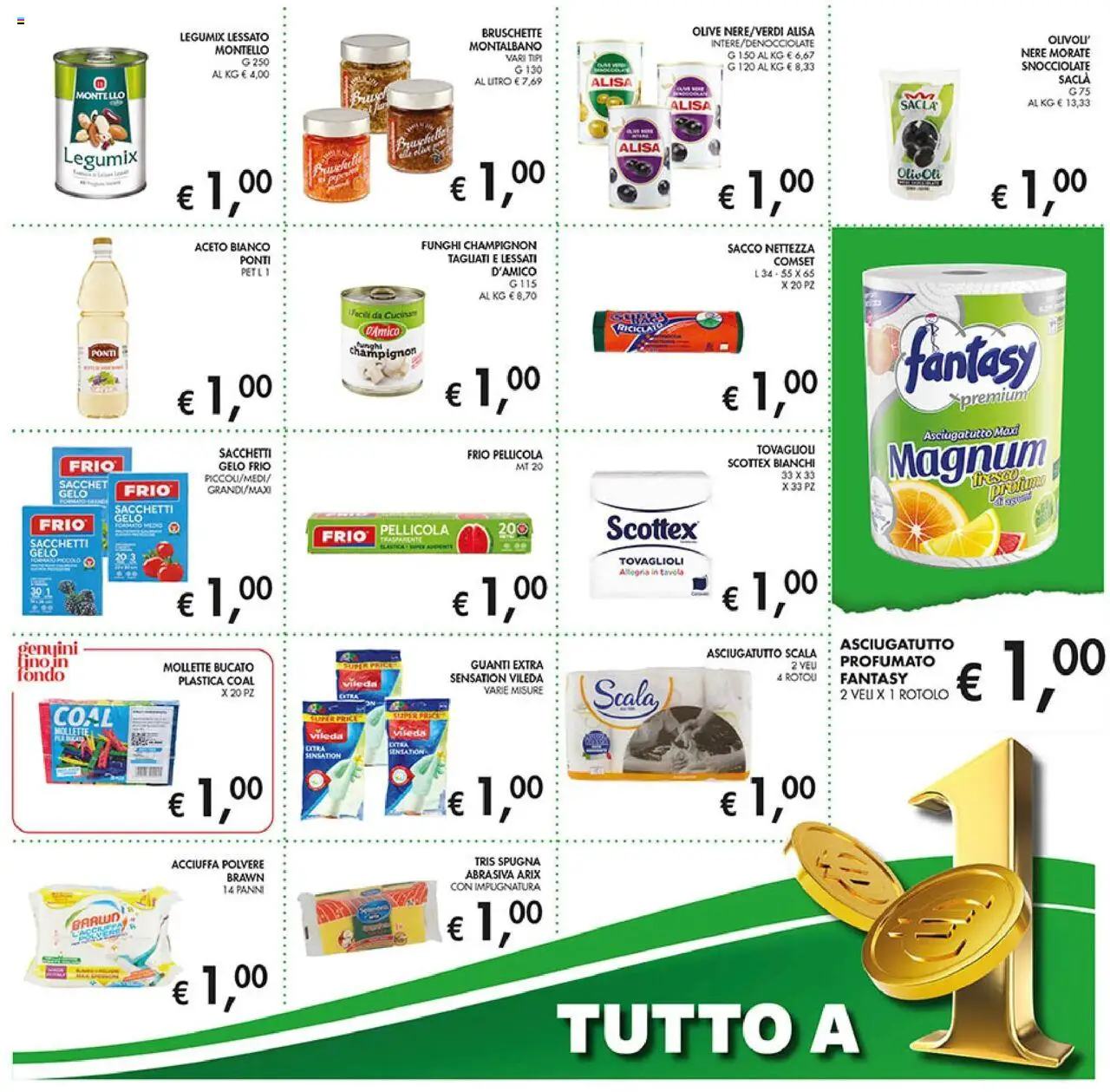 Volantino Coal del 31.07.2025 | Pagina: 5 | Prodotti: Spugna, Funghi, Asciugatutto, Pellicola