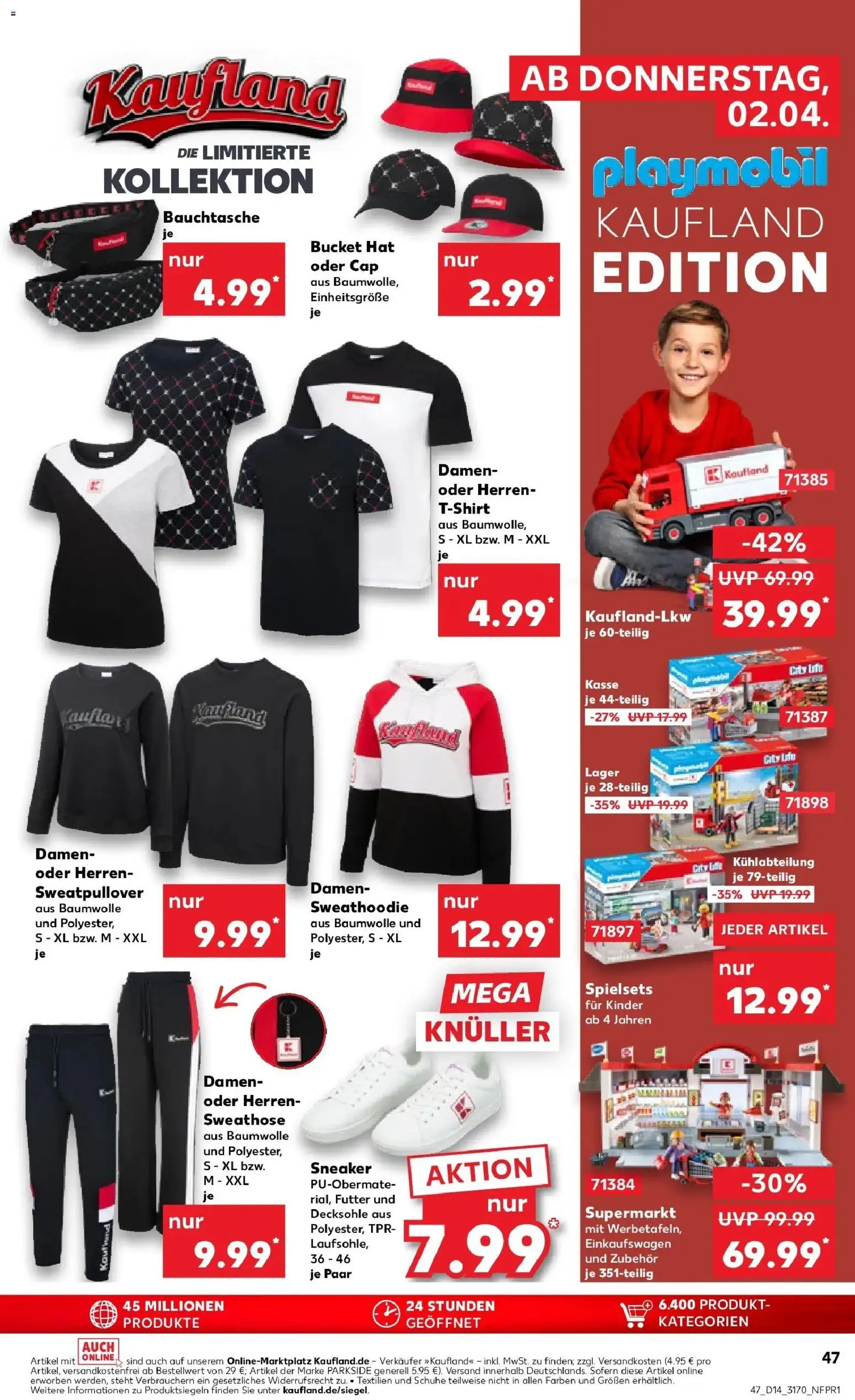 Kaufland Prospekt Ilmenau	 – gültig ab 30.03.2026 | Seite: 61 | Produkte: Sweathose, Sweatshirt, T-Shirt, Hoodie