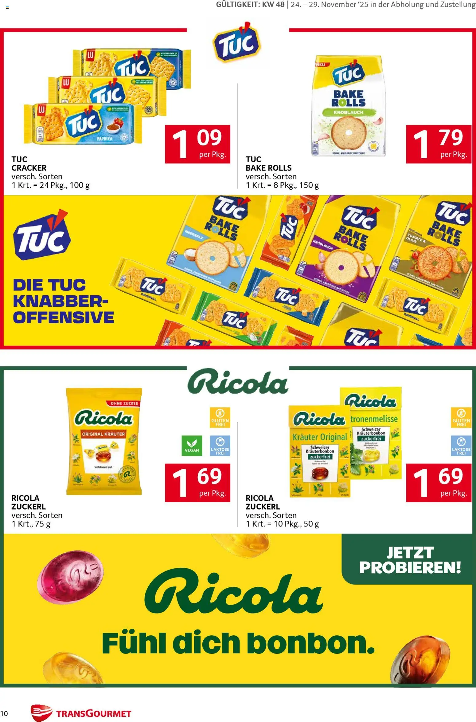 Transgourmet Markenfestwoche gültig ab 24.11.2025 | Seite: 10 | Produkte: Zucker, Knoblauch