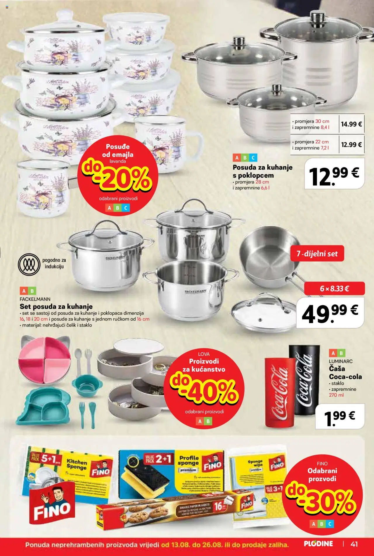 Plodine katalog | vrijedi od 13.08.2025 | Stranica: 41 | Proizvodi: Coca cola
