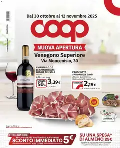 Anteprima del volantino COOP Nuova Apertura Venegono Superiore catalogo valido a partire dal 30.10.2025
