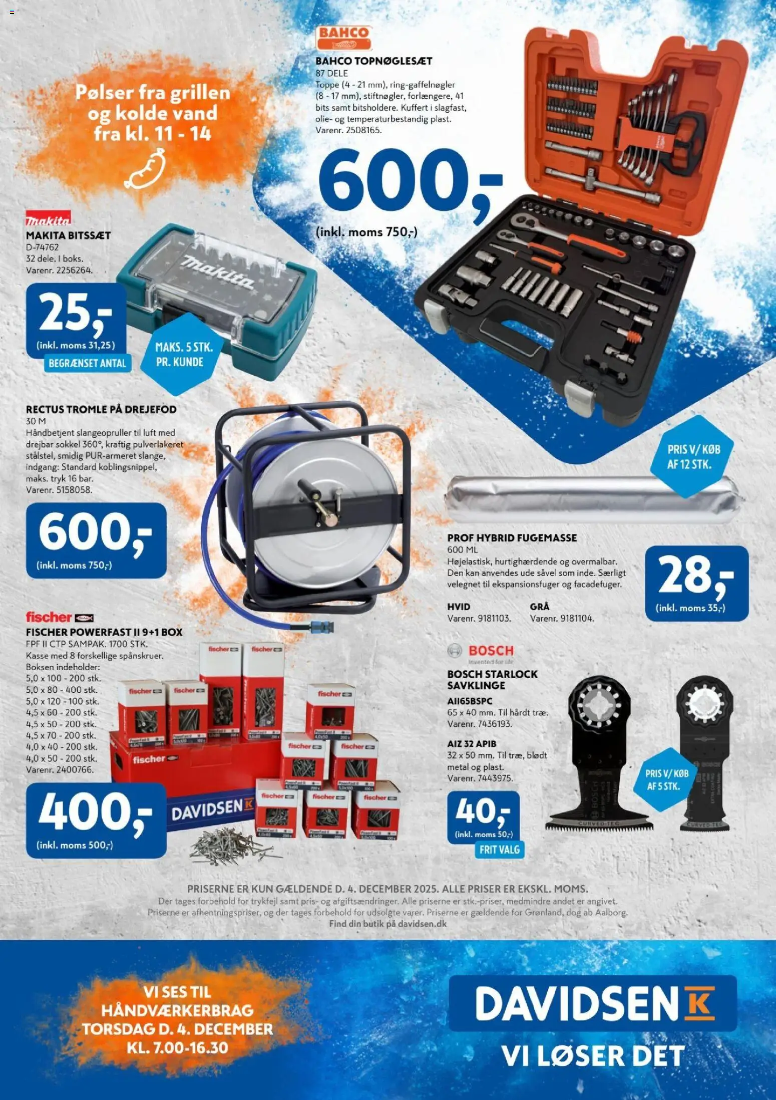 Davidsen tilbudsavis – gyldig fra 04.12.2025 | Side: 24 | Produkter: Olie, Kuffert, Søm, Toppe