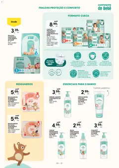 Pré-visualização Continente - Bebé válido de 13.01.2026 | Página: 31 | Produtos: Fraldas, Shampoo, Creme, Cuecas