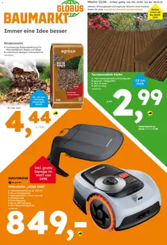 Globus Baumarkt Prospekt Weinstadt-Endersbach ab 22.03.2026 gültig