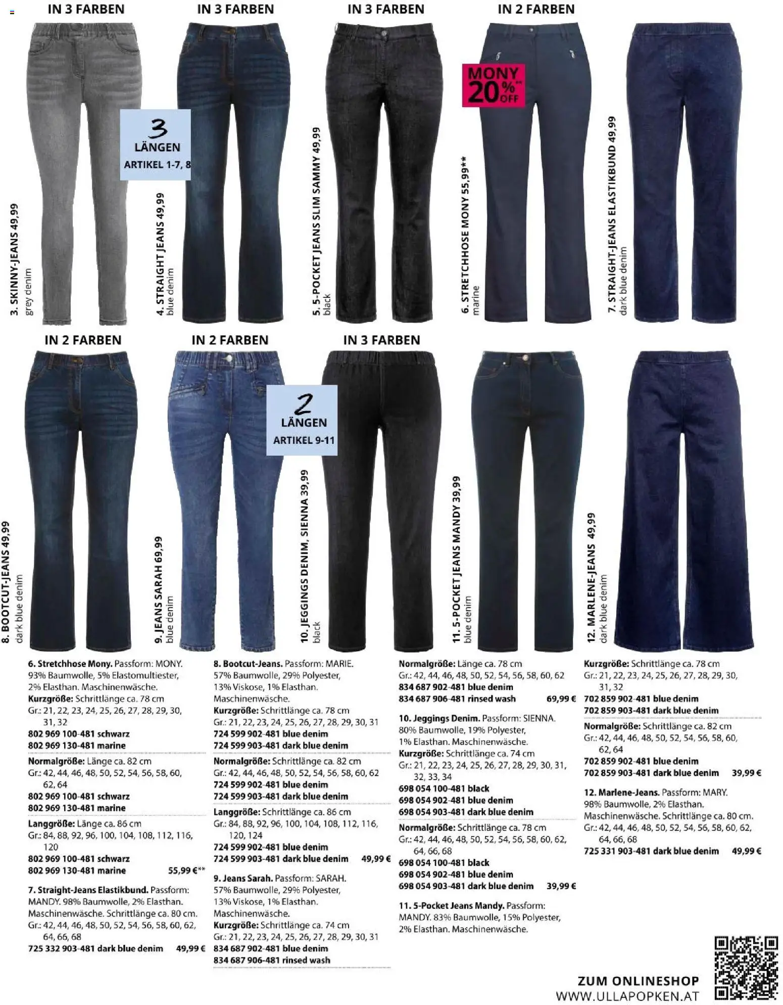 Ulla Popken akciós ujság - amely érvényes a következő dátumtól: 09.01.2026 | Oldal: 39