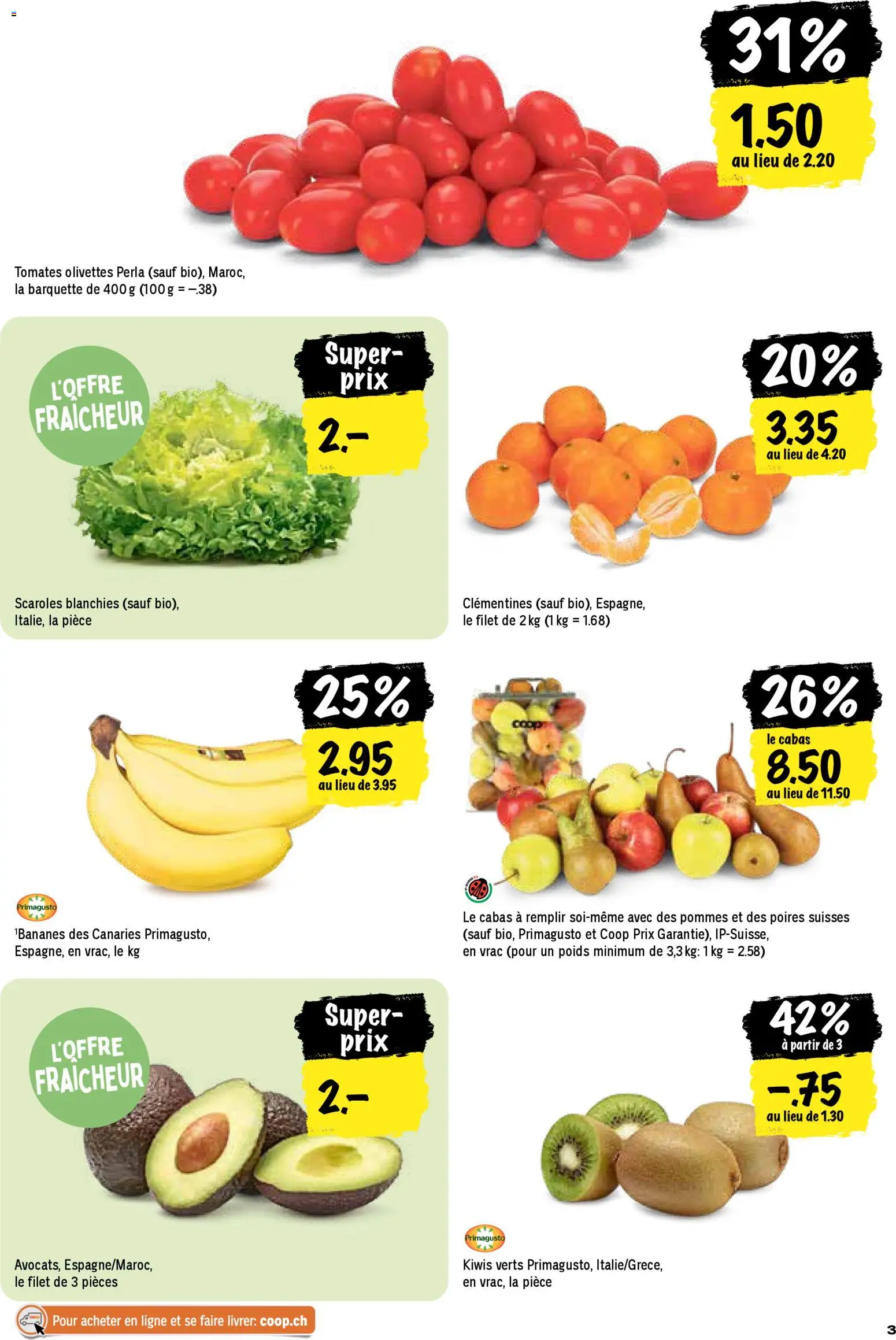 Coop - Les actions de la semaine – gültig ab 22.01.2026 | Seite: 3