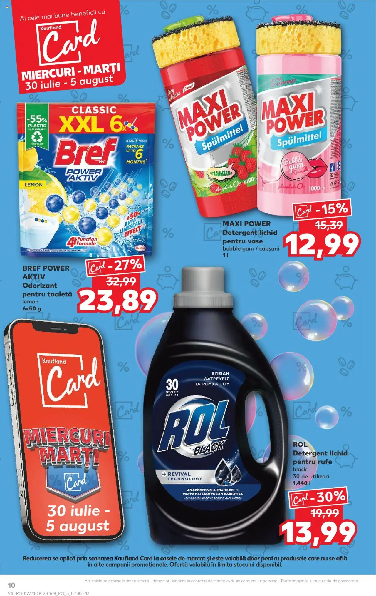 Kaufland RO akciós ujság - amely érvényes a következő dátumtól: 30.07.2025 | Oldal: 10