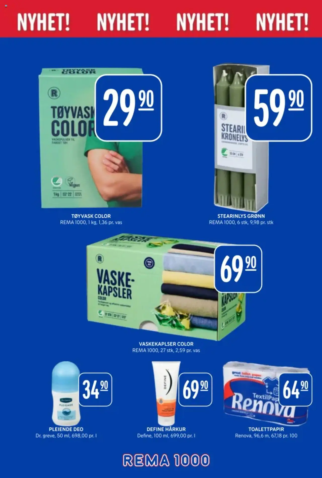  | Side: 7 | Produkter: Vaskepulver, Toalettpapir, Суміш дитяча, Упаковочная бумага