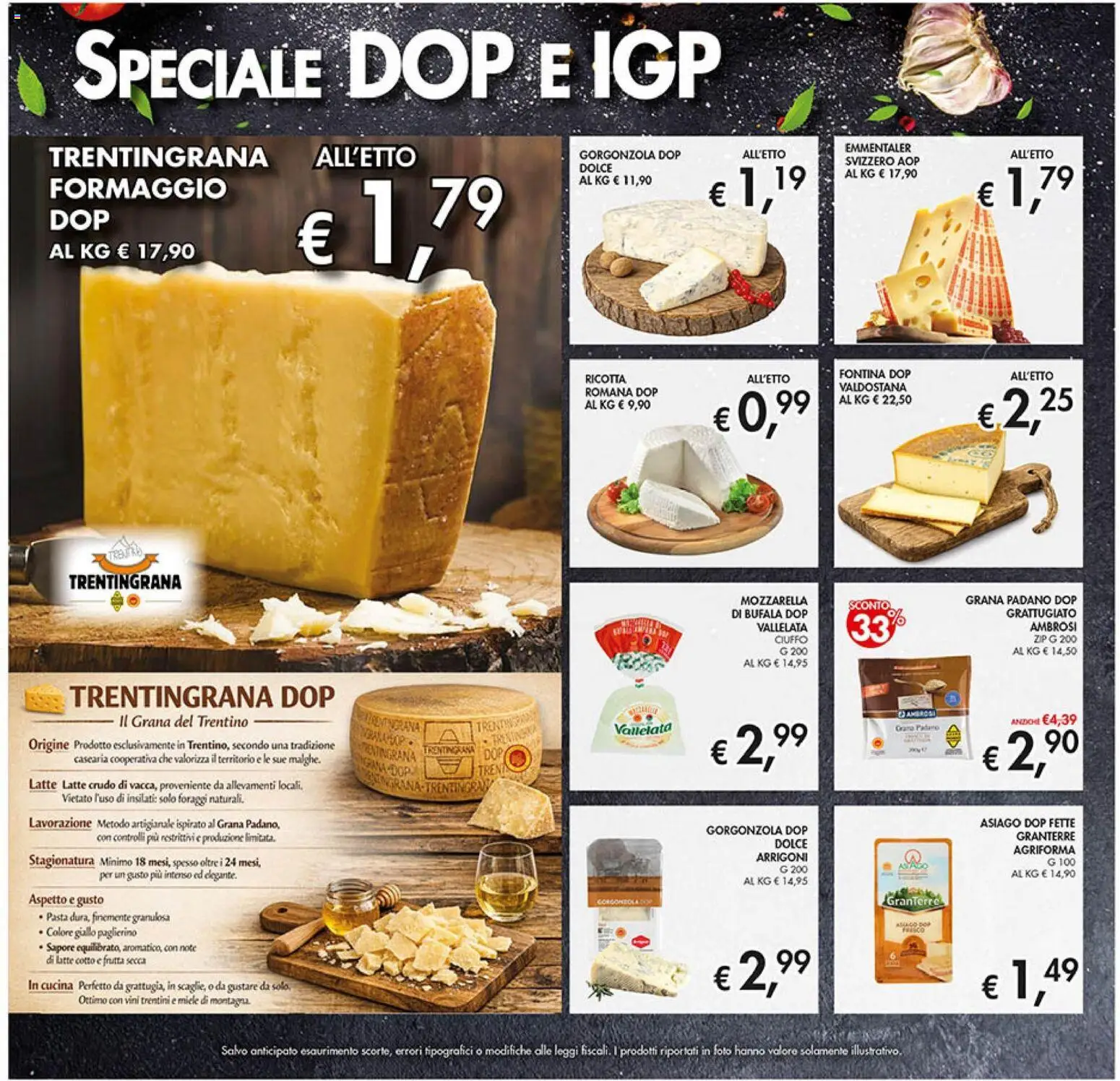 Volantino Coal del 27.02.2026 | Pagina: 9 | Prodotti: Frutta, Grana Padano, Ricotta, Miele