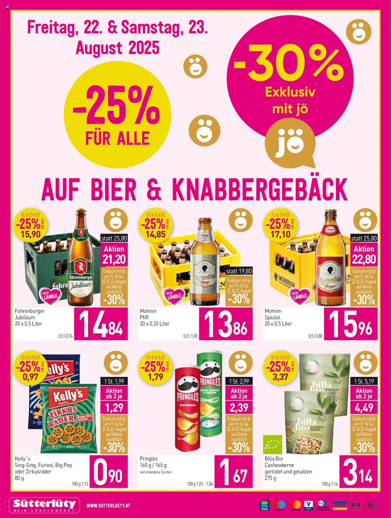 Sutterlüty Flugblatt gültig ab 21.08.2025 | Seite: 24 | Produkte: Bier