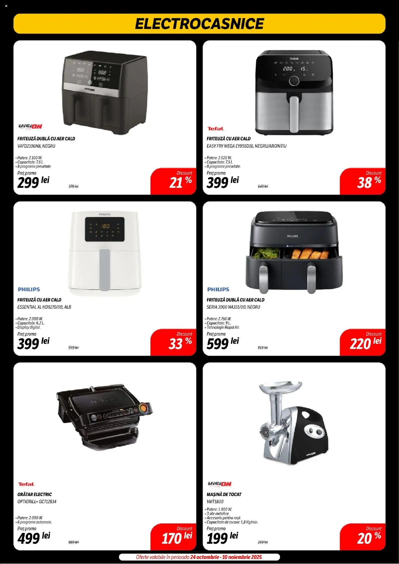 Noul catalog Flanco – valabil de la 07.11.2025 | Pagină: 43 | Produse: Mașină de tocat, Ginseng, Friteuză, Grătar