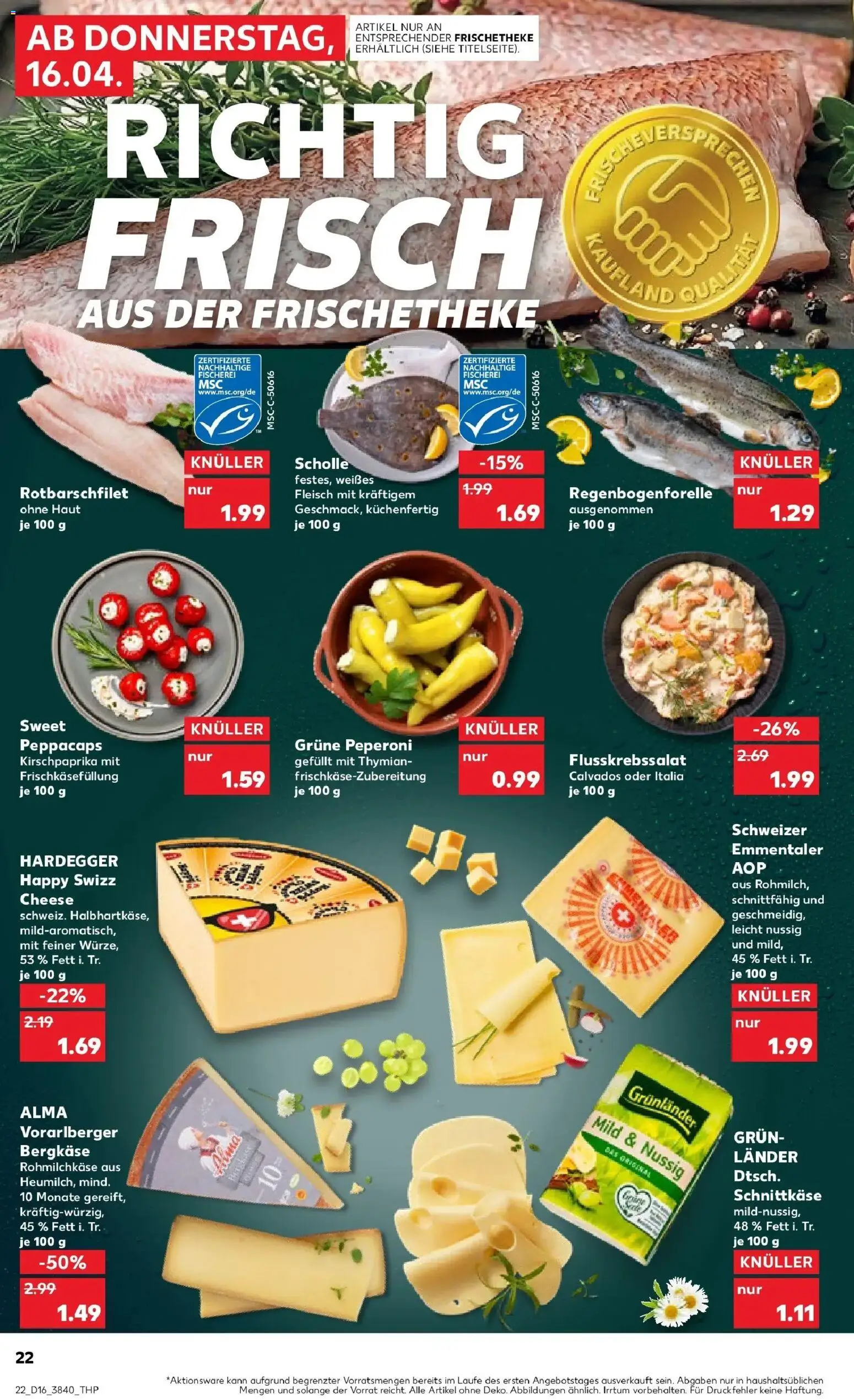Kaufland Prospekt Landstuhl	 – gültig ab 13.04.2026 | Seite: 34 | Produkte: Grunlander, Fleisch