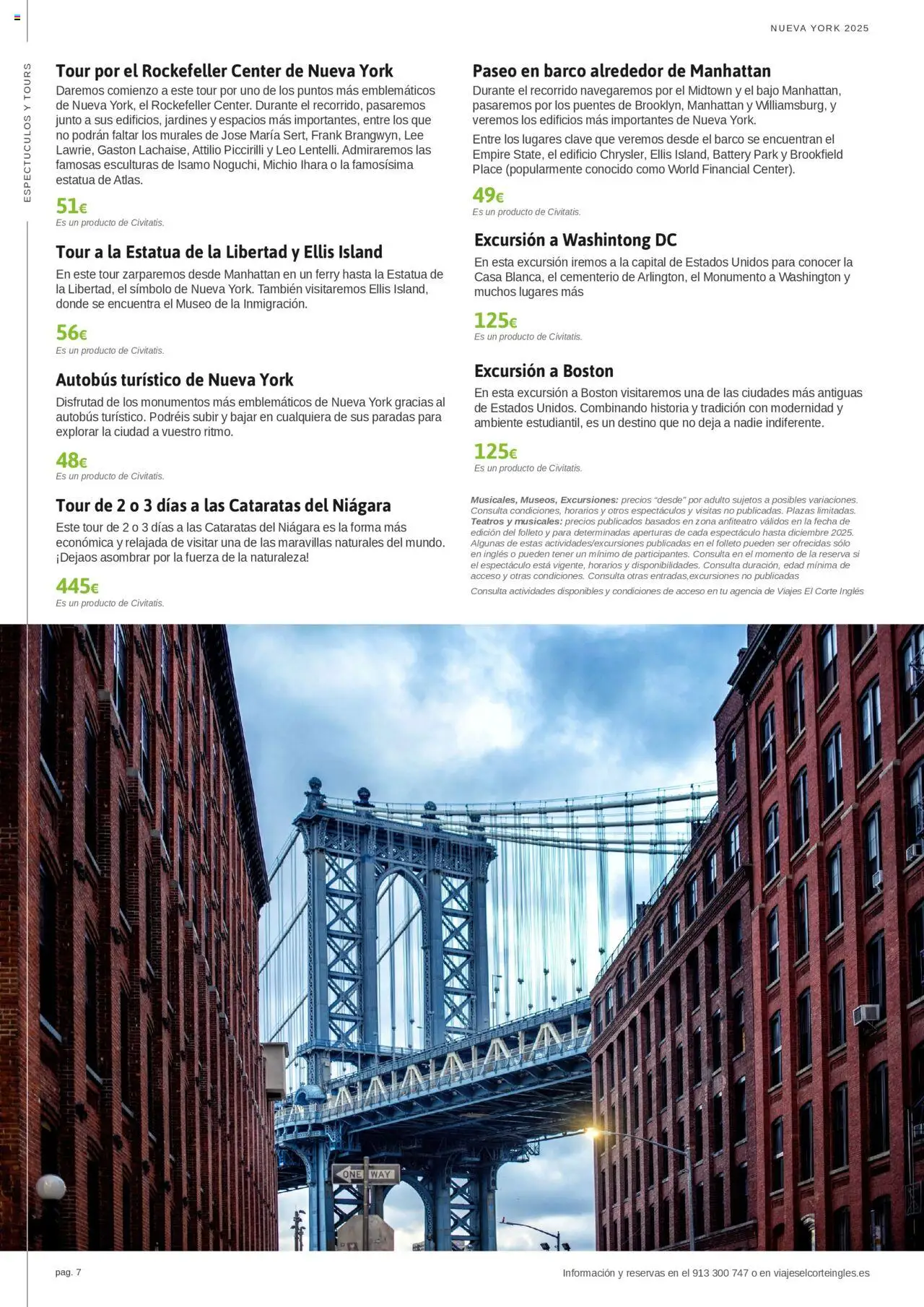 Viajes El Corte Inglés Nueva York │ válido desde el 10.01.2025 | Página: 7