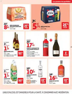 Auchan - Prévisualisation de Auchan - 25 jours Auchan supers  valide à partir de 21.04.2026 | Page: 29 | Produits: Aperitif Campari, Prosecco, Biere blonde leffe, Bière