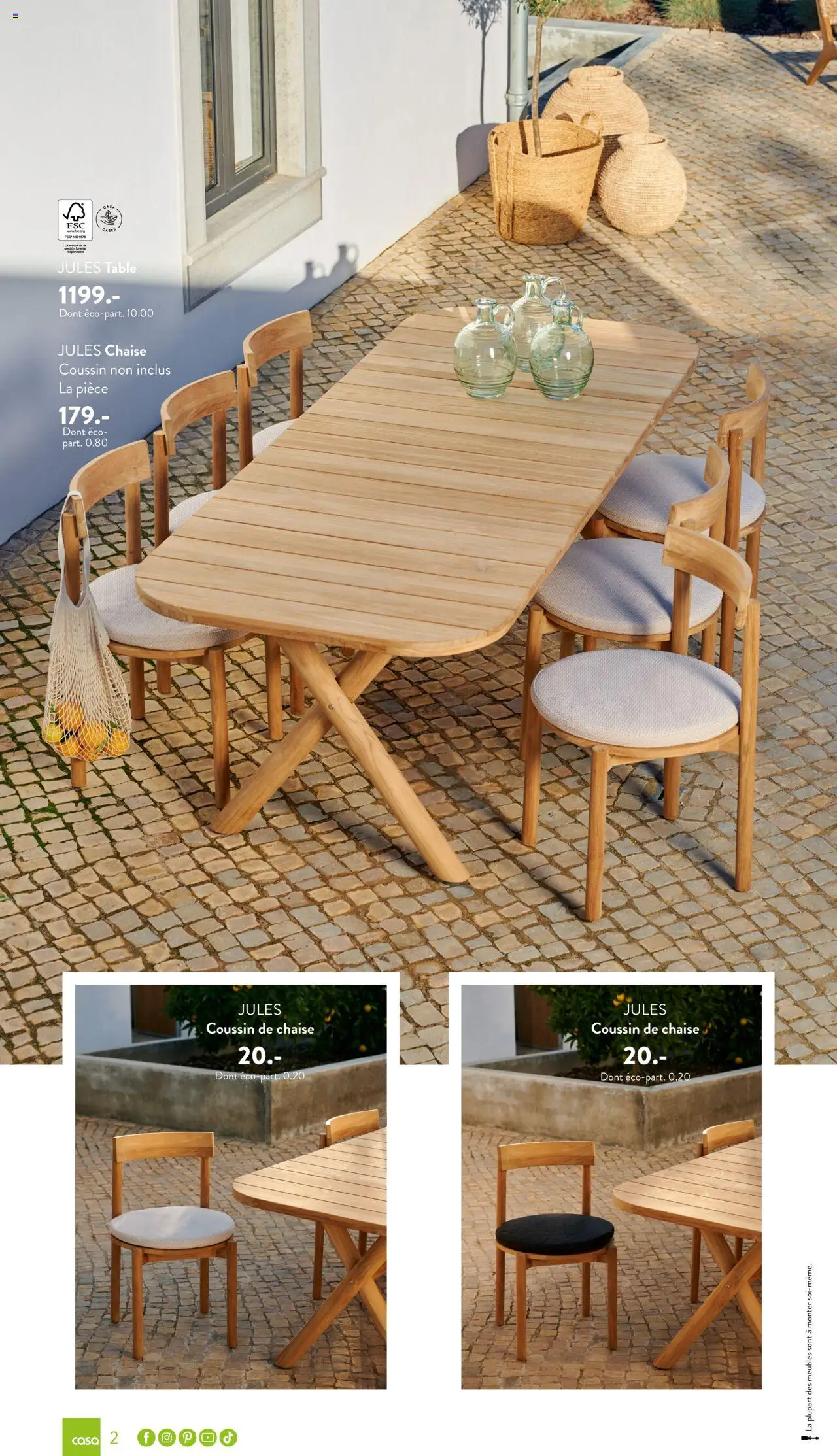  | Page: 2 | Produits: Table, Chaise