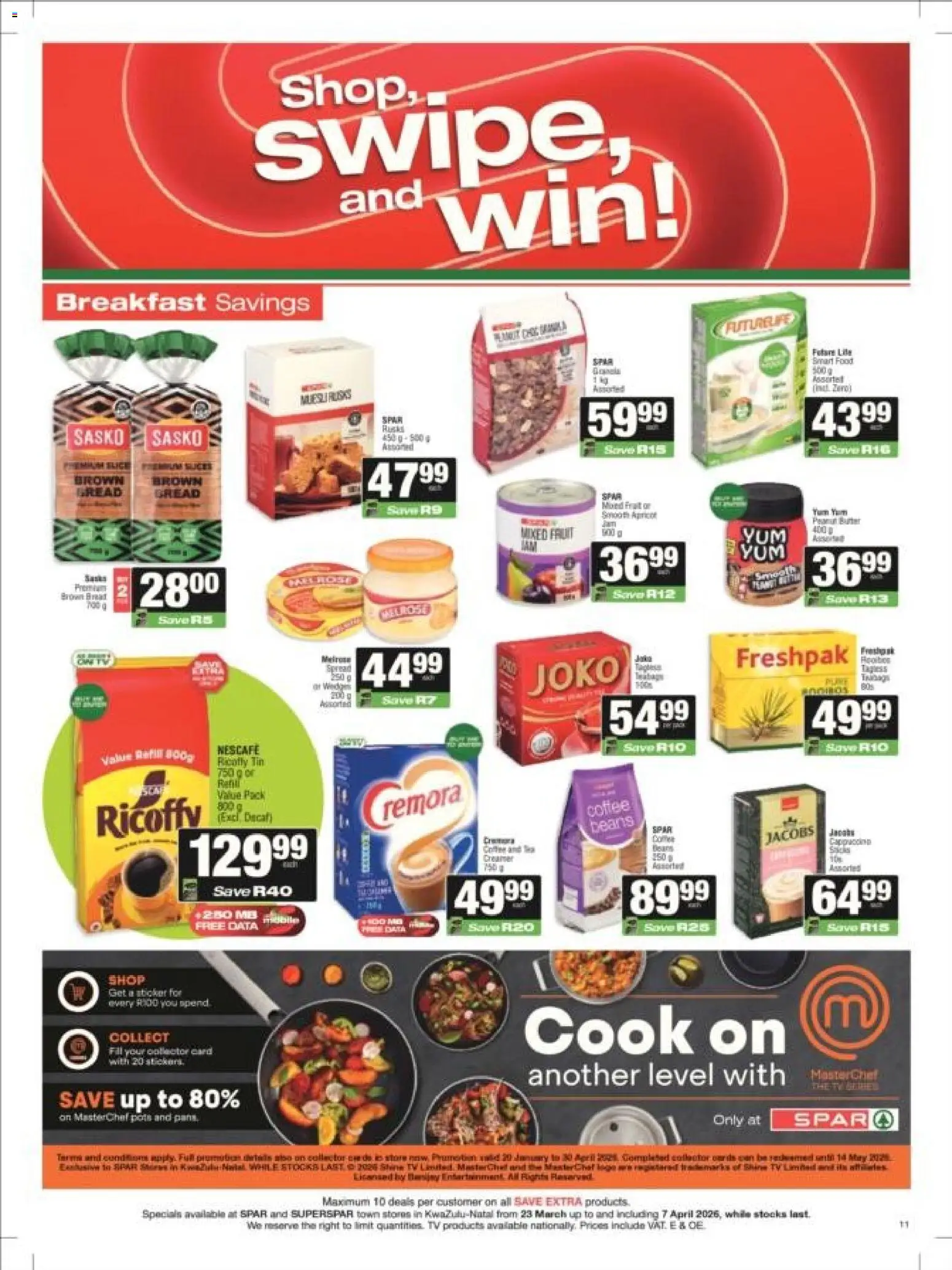 New Superspar catalogue – valid from 23.03.2026 | Page: 11 | Products: Data, Beans, Shorts, Fruit