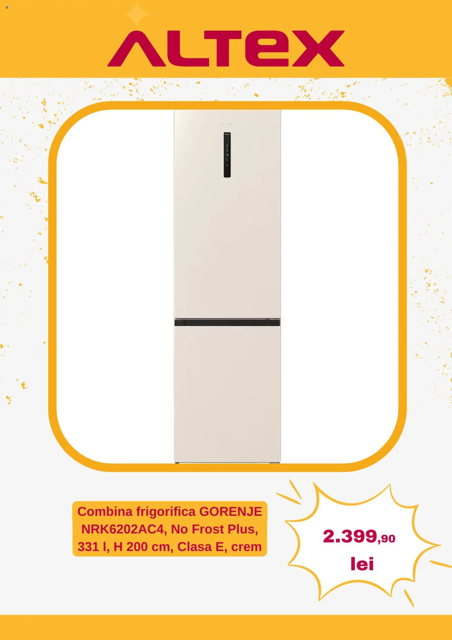 Noul catalog Altex – valabil de la 12.03.2026 | Pagină: 5 | Produse: Combină frigorifică