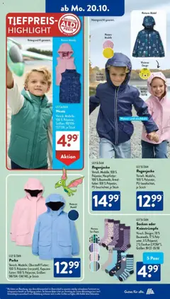 Aldi Süd Prospekt 	 ab 20.10.2025 gültig | Seite: 6 | Produkte: Kniestrümpfe, Wasser, Bekleidung, Weste