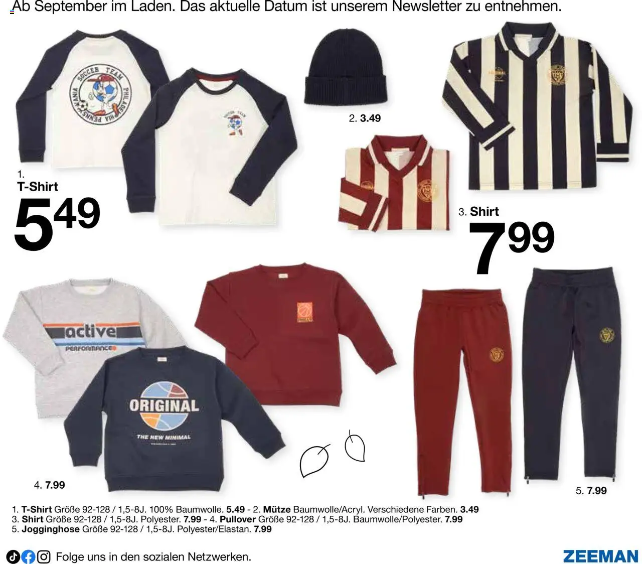 Zeeman Babyprospekt – gültig ab 18.07.2025 | Seite: 35 | Produkte: Shirt, Jogginghose, Pullover