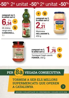 Vista previa Bonpreu folleto válido desde el 03.03.2026 | Página: 9 | Productos: Κρεμάστρα, Aceite, Aceite de oliva, Οθόνη προβολής