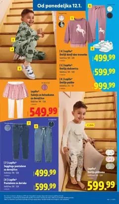 Lupilu® Dečije patike, Veličine: 25-30 - pregled Lidl kataloga - važi od 08.01.2026 | Strana: 79 | Proizvode: Trenerke, Pantalone, Pidžama, Patike