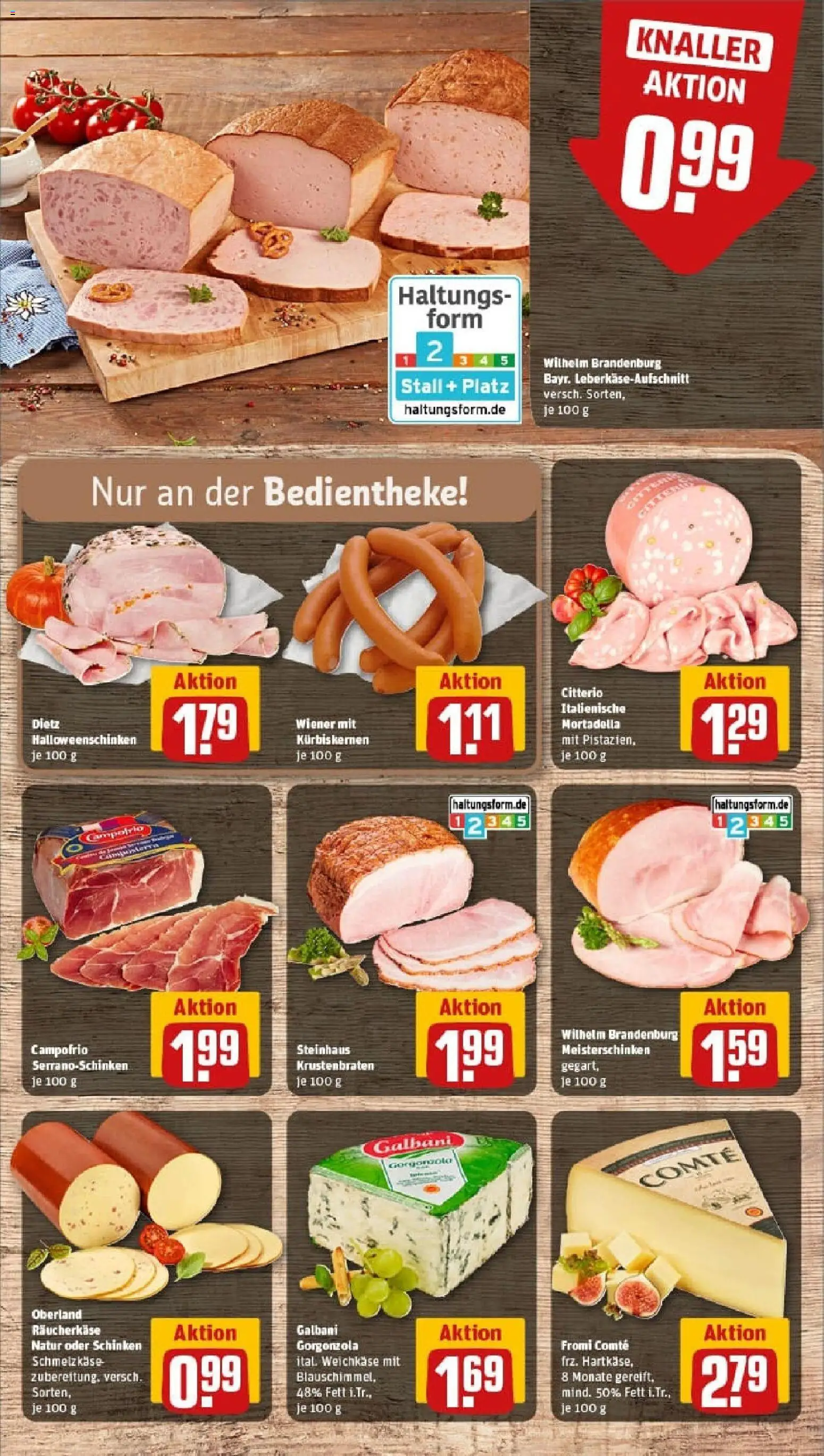 Rewe prospekt Spraitbach	 – gültig ab 26.10.2025 | Seite: 11 | Produkte: Krustenbraten, Schinken