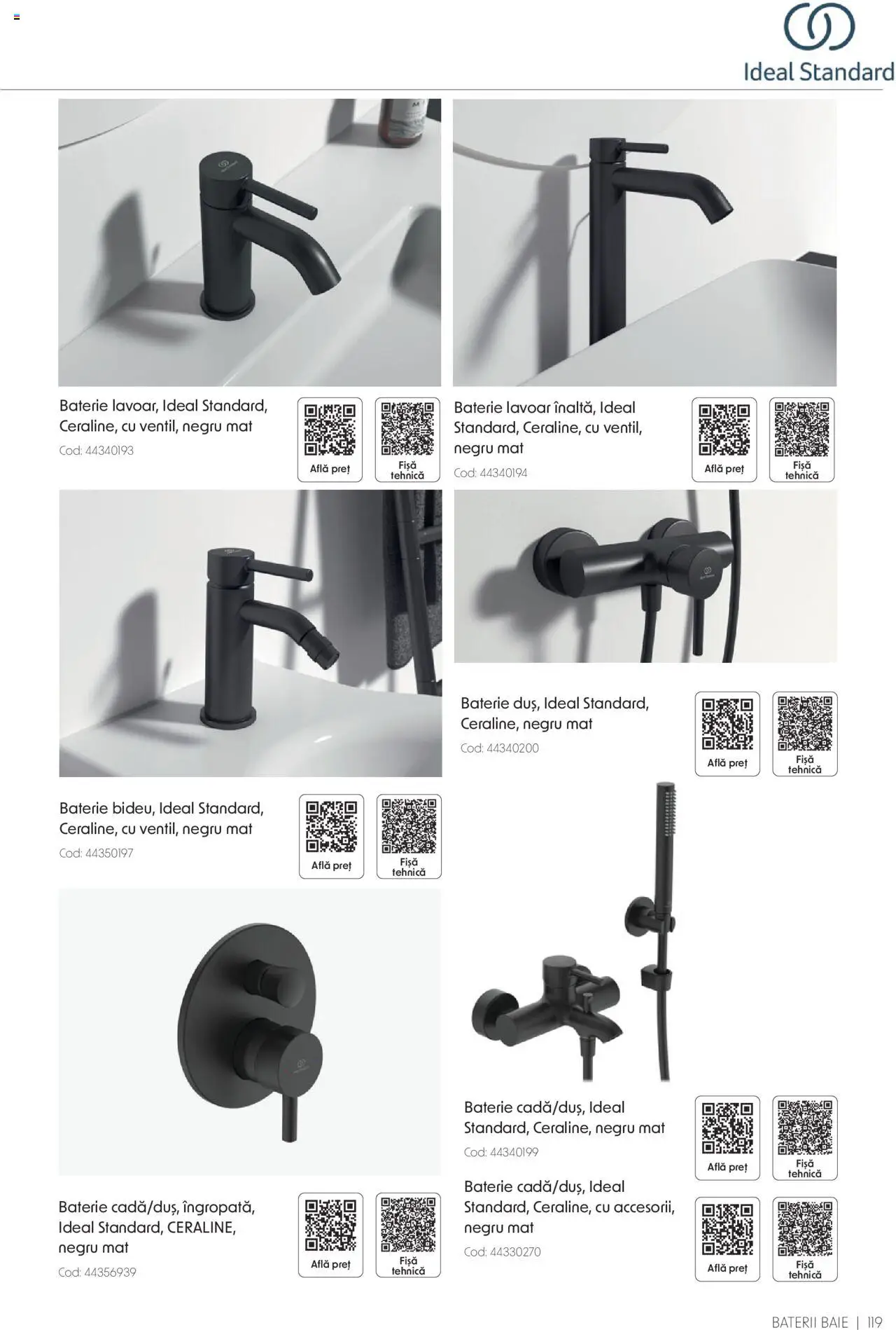 Catalog Romstal – valabil de la 25.11.2024 | Pagină: 119 | Produse: Lavoar, Baterie