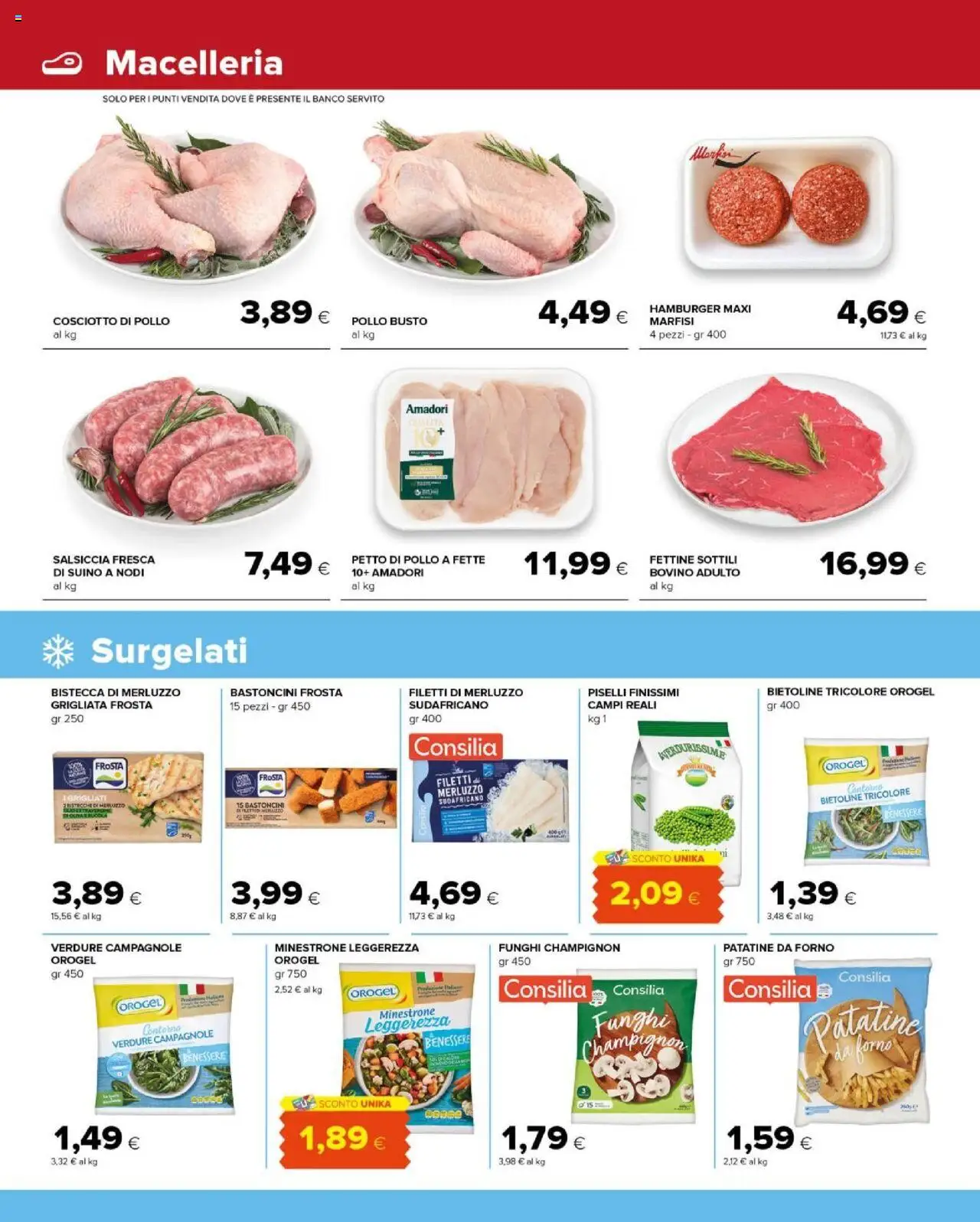 Volantino Tigre del 22.10.2025 | Pagina: 4 | Prodotti: Pollo, Rucola, Patatine, Funghi