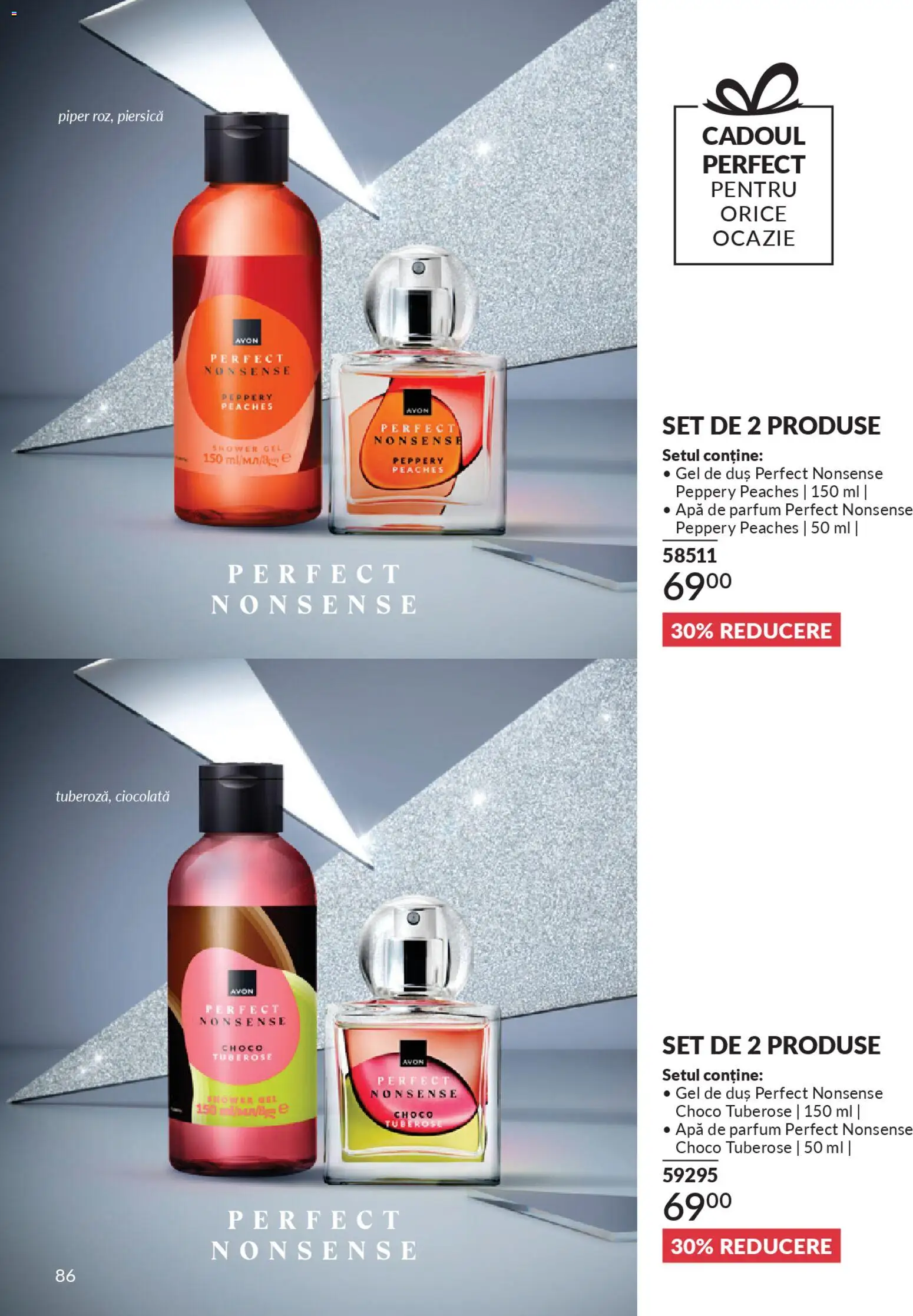 Noul catalog Avon – valabil de la 01.01.2026 | Pagină: 88 | Produse: Piersică, Apă de parfum, Parfum, Ciocolată