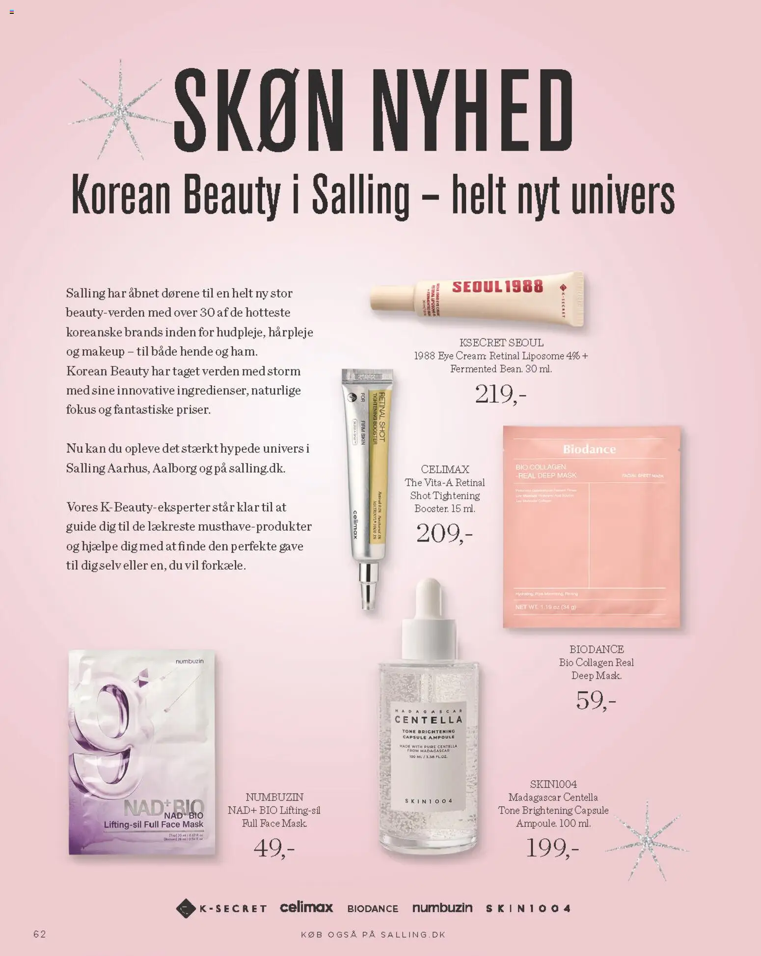 Salling tilbudsavis – gyldig fra 01.11.2025 | Side: 62 | Produkter: Duft, Børste, Creme, Te