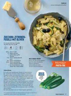 Billa  Frisch Gekocht ab 01.03.2026 gültig | Seite: 35 | Produkte: Obst, Szeder, Saft, Nudeln