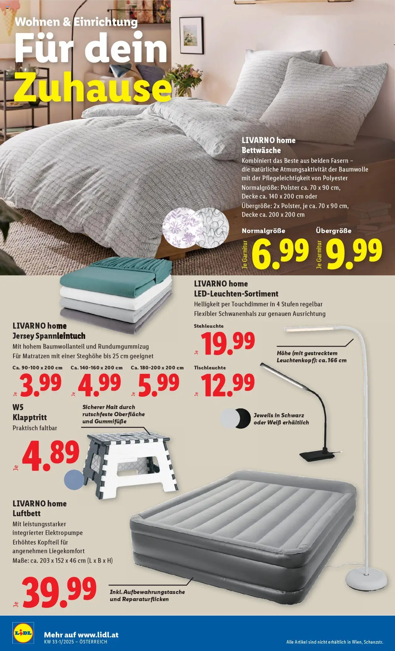 Lidl Flugblatt - Altenmarkt im Pongau, St. Johann im Pongau, Zell am See gültig ab 07.08.2025 | Seite: 32 | Produkte: Decke