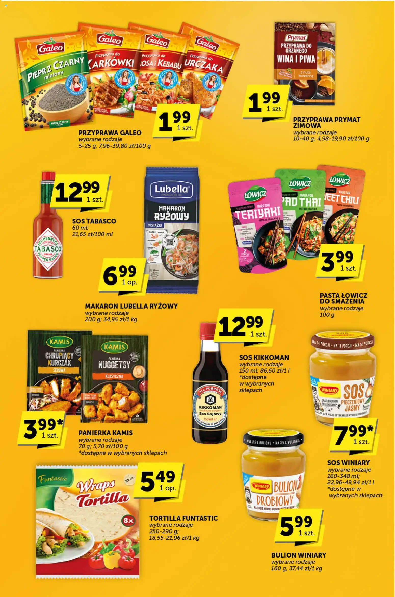 Euro Sklep Gazetka - Katalog od 27.12.2025 | Strona: 13 | Produkty: Kurczak, Tortilla, Makaron, Pieprz