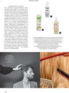 NUTRI CARE-HAARÖL, BIO ARGANÖL OHNE SILIKONE Trockenes & sprödes Haar ab 01.11.2025 gültig | Seite: 56 | Produkte: Lockenstab, Olivenol, Haaröl, Glätteisen