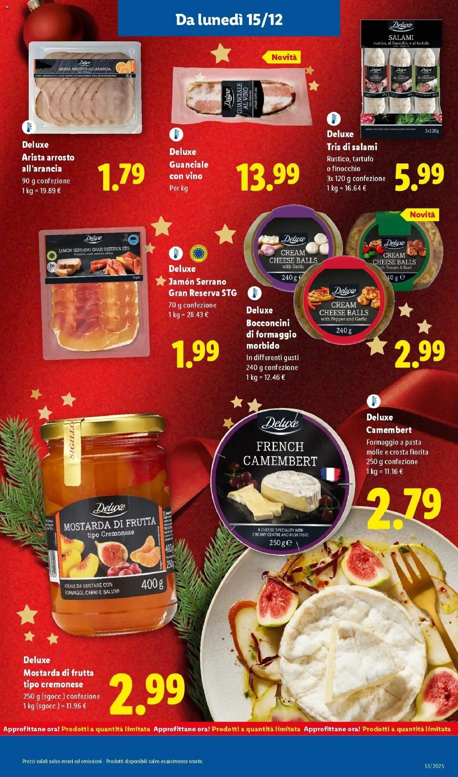Volantino Lidl del 14.12.2025 | Pagina: 17 | Prodotti: Arrosto, Tartufo, Frutta, Guanciale