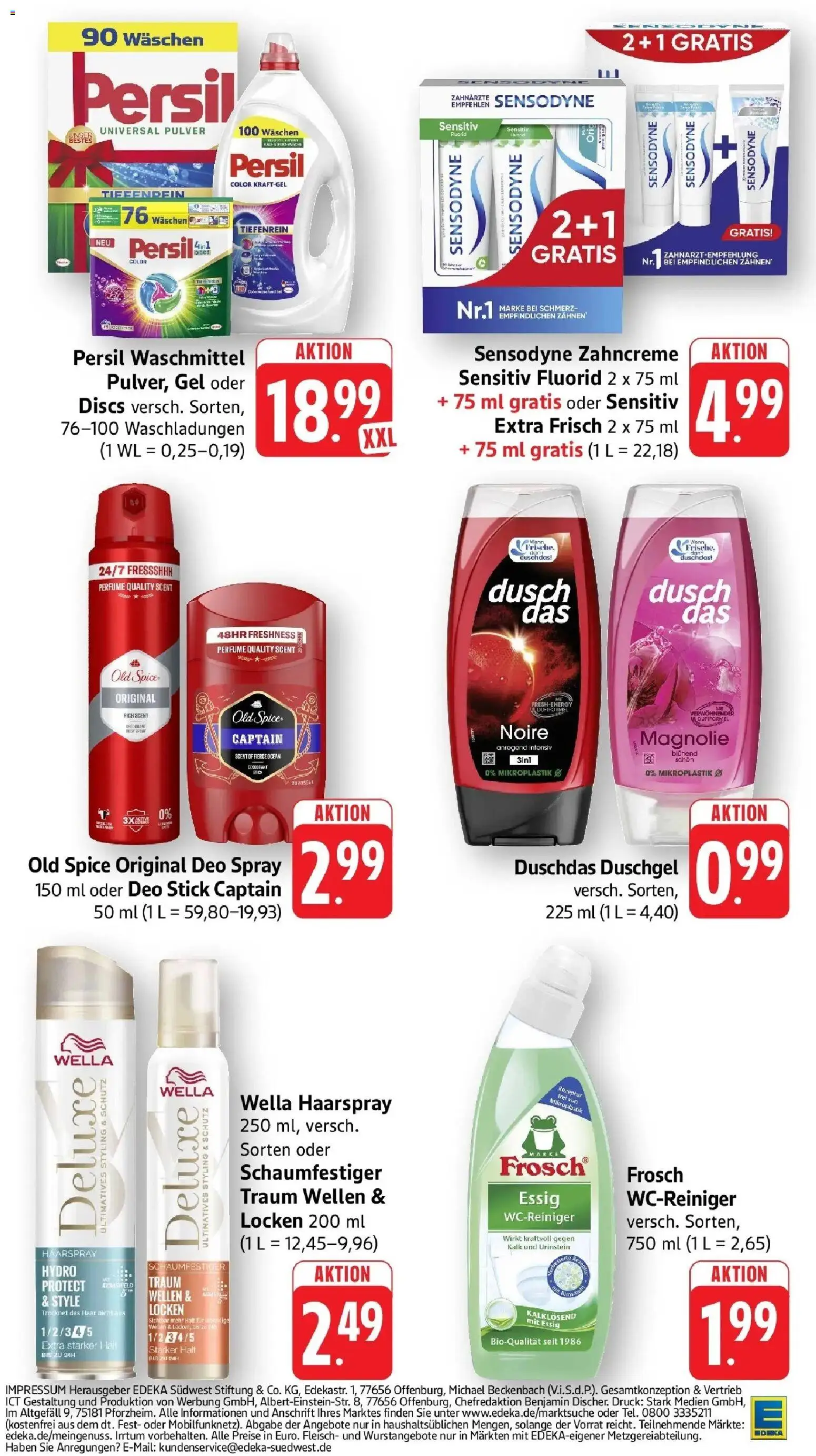 E center Prospekt Kaiserslautern	 – gültig ab 05.04.2026 | Seite: 38 | Produkte: Essig, Duschdas, Deo Stick, Fleisch