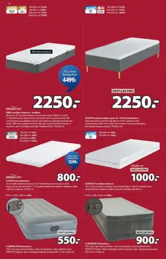 Forhåndsvisning av JYSK - Kundeavis gyldig fra 12.01.2026 | Side: 10 | Produkter: Overmadrass, Rammemadrass, Madrass, Luftmadrass